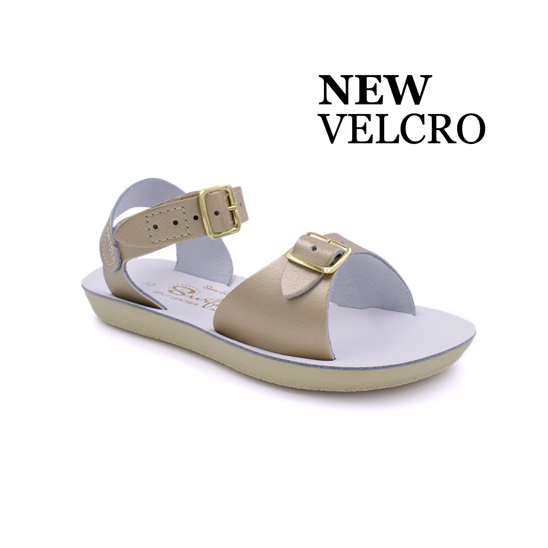 Sun-San Surfer Gold Velcro - Kids – Salt Water Sandals Canada