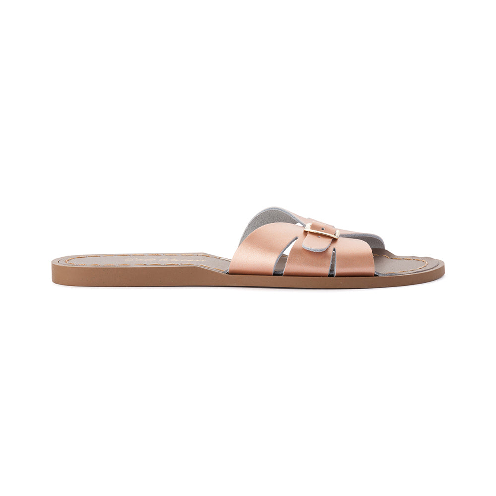 Salt Water Womens Classic Slide Rose Gold Salt Water Sandals