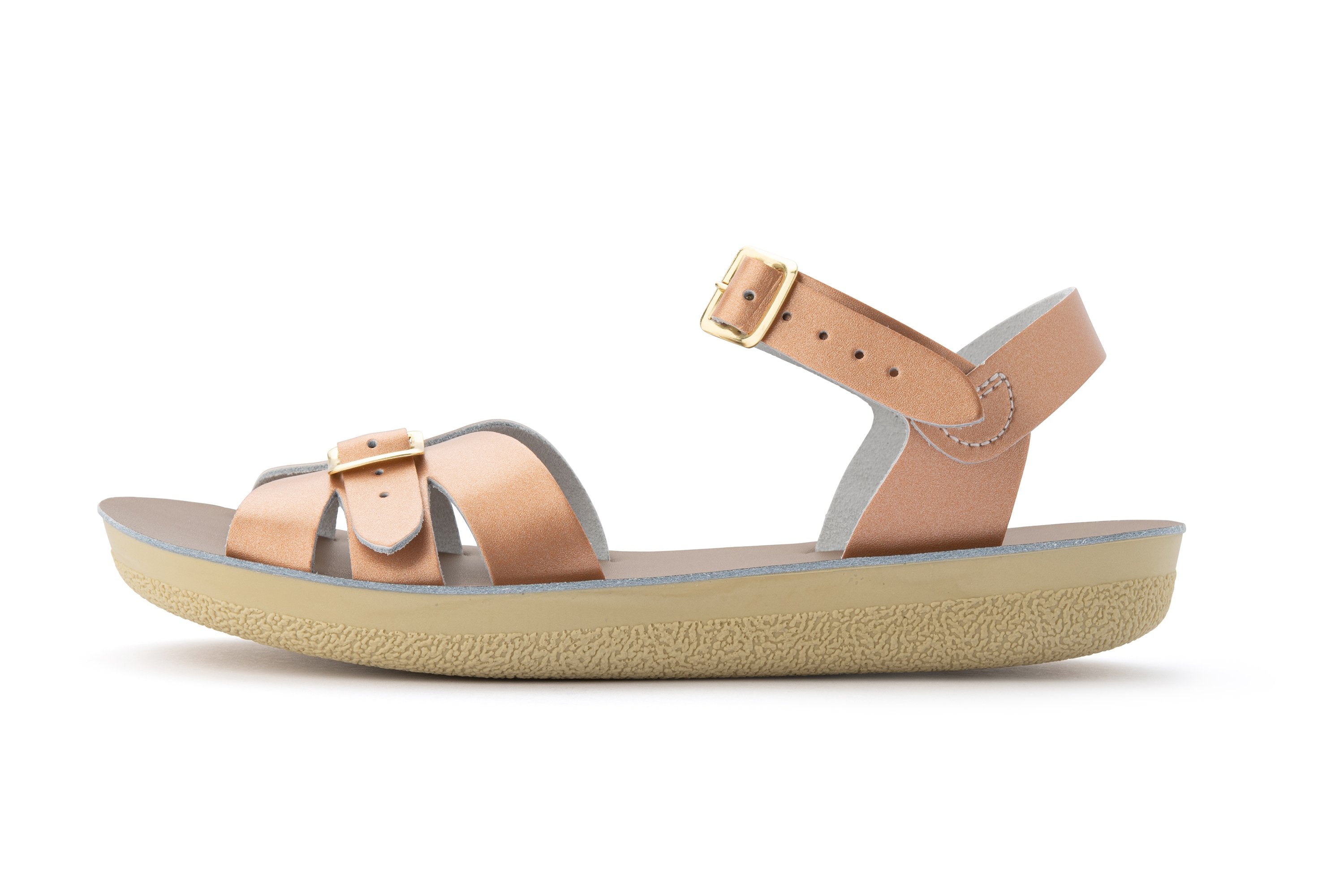 Salt-Water Originals in Rose Gold | Saltwater sandals, Summer leather  sandals, Sandals